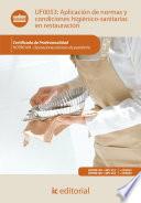 libro Aplicación De Normas Y Condiciones Higiénico Sanitarias En Restauración. Hotr0109