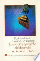 libro Economía Y Geografía Del Desarrollo En América Latina