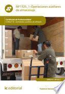 libro Operaciones Auxiliares De Almacenaje. Coml0110