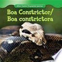 libro Boa Constrictor / Boa Constrictora