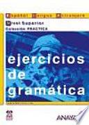 libro Ejercicios De Gramática