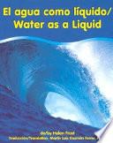 libro El Agua Como Liquido/water As A Liquid