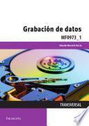 libro Mf0973_1   Grabación De Datos