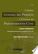 Código General Del Proceso Y Código De Procedimiento Civil.
