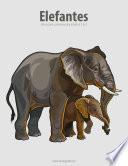libro Elefantes Libro Para Colorear Para Adultos 1 & 2