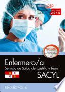 libro Enfermero/a. Servicio De Salud De Castilla Y León (sacyl). Temario Vol.iii