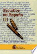 Estudios En España