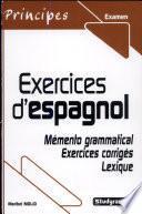 libro Exercices D Espagnol