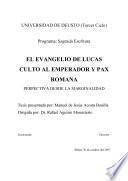 libro Gospel According To Luke: Worship To The Emperor And Pax Romana. A Perspective From Exclusion