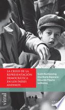 libro La Crisis De La Representación Democrática En Los Países Andinos