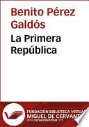 libro La Primera República