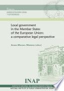 libro Local Government In The Member States Of The European Union: A Comparative Legal Perspective