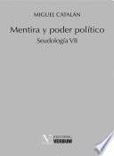 libro Mentira Y Poder Político. Seudología Vii