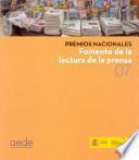 libro Premios Nacionales Fomento De La Lectura De La Prensa 2007