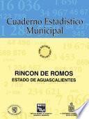 libro Rincón De Romos Estado De Aguascalientes. Cuaderno Estadístico Municipal 1996
