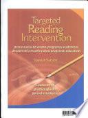 libro Targeted Reading Intervention: Student Guided Practice Book Nivel 5 (level 5) (spanish Version)