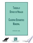 libro Tasquillo Estado De Hidalgo. Cuaderno Estadístico Municipal 1995