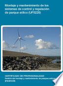 libro Uf0220   Montaje Y Mantenimiento De Los Sistemas De Control Y Regulación De Parque Eólico