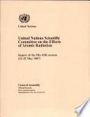 United Nations Scientific Committee On The Effects Of Atomic Radiation