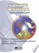 libro Xv Censo Industrial. Censos Económicos 1999. Industrias Manufactureras Subsector 37. Industrias Metálicas Básicas. Tabulados Básicos