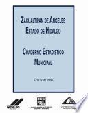 Zacualtipán De Ángeles Estado De Hidalgo. Cuaderno Estadístico Municipal 1995