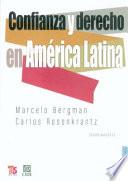 libro Confianza Y Derecho En América Latina