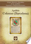libro Apellido Colomer (barcelona)