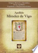 libro Apellido Méndez De Vigo
