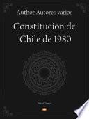libro Constitución De Chile De 1980