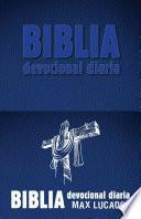 libro Biblia Devocional Diaria   Azul