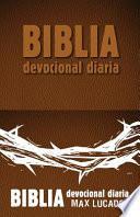 libro Biblia Devocional Diaria   Marrón