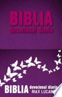 libro Biblia Devocional Diaria   Rosa
