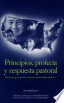 libro Principles, Prophecy, And A Pastoral Response