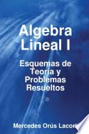 Algebra Lineal I   Esquemas De Teoría Y Problemas Resueltos