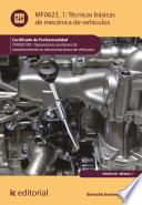 libro Técnicas Básicas De Mecánica De Vehículos. Tmvg0109