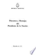 libro Discursos Y Mensajes Del Presidente De La Nación