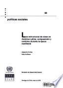 libro Las Estructuras De Clase En América Latina